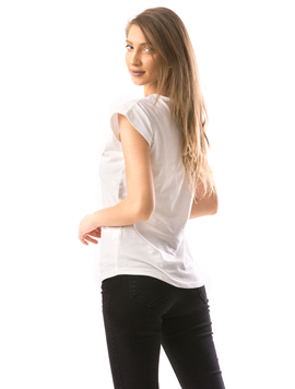 Tricou Dama SexyStrawberry Alb